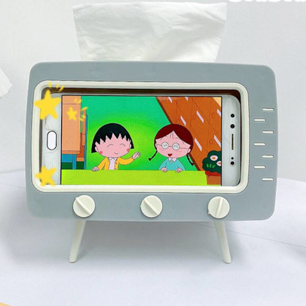 Creative TV Tissue Box, Hemma Soffbord Vardagsrum Tissue White