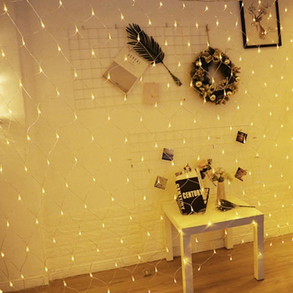 LED utomhus vattentät fiskenätsljus, juldagen Colorful 3*2m