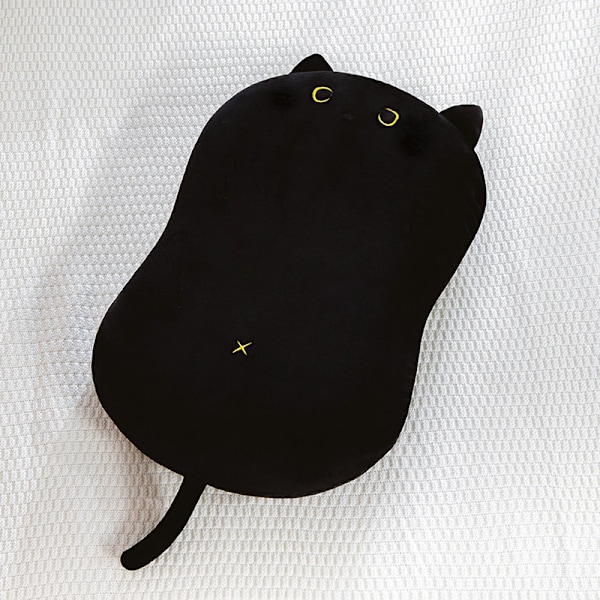 Memory Foam Slow Rebound Kudde, Hem Päls Magen Nackkudde Black