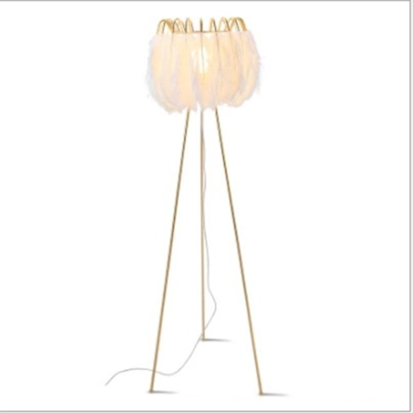 5W Fjäder Bordslampa Golvlampa Vardagsrum Sovrum Varm