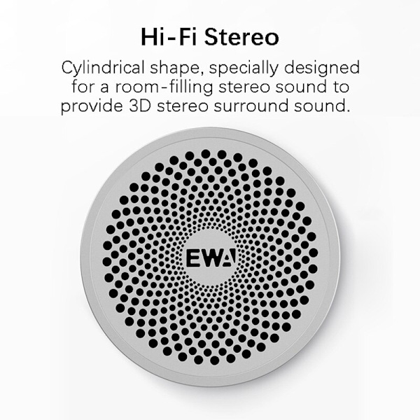 Bärbar metall Bluetooth -högtalare Big Power Hifi Stereo LED