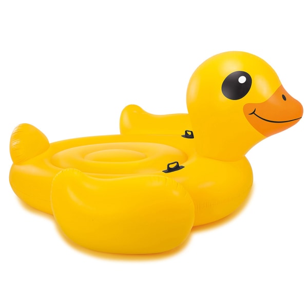 Little Yellow Duck Mount，uppblåsbar vattensäng， Flytande