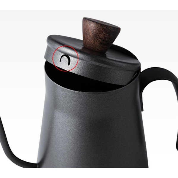 Kaffekanna 400ml Droppvattenkokare Tekanna Non Stick Food Grade