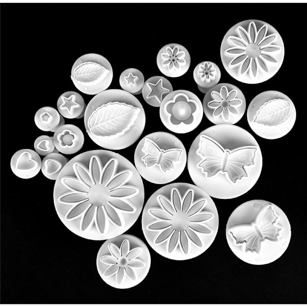33st/ set Fondant Kolvskärare Full Set Form för bakning