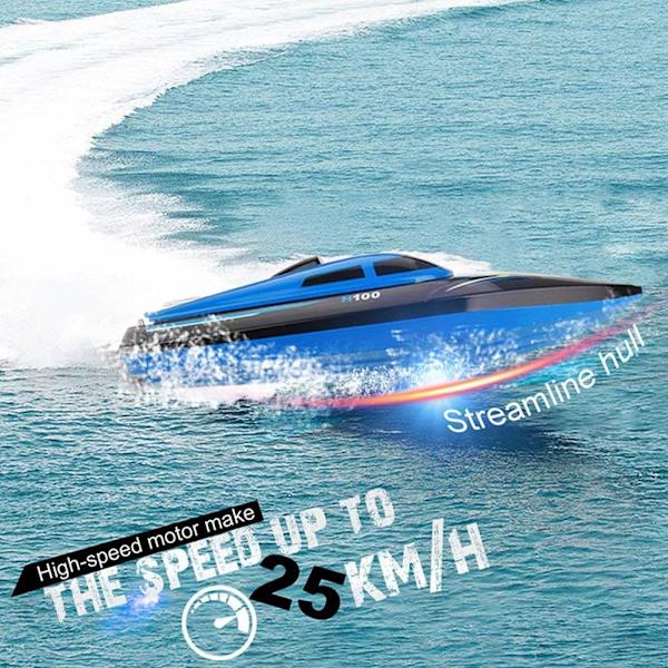 Fjärrkontroll RC Boat High Speed Racing leksaker för utomhusbruk