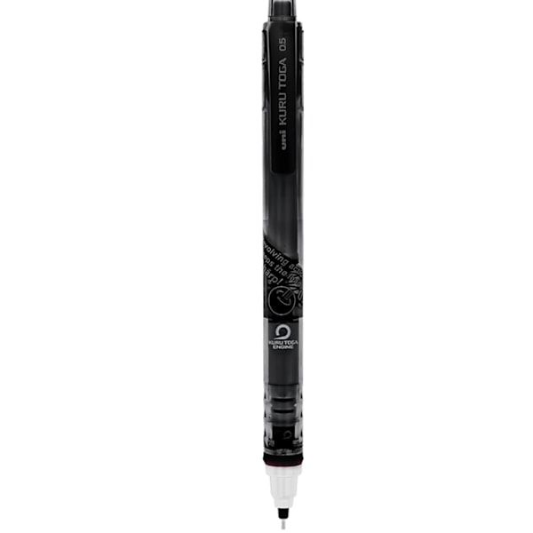 Svart Japan mekanisk penna1 stycken / batch 0,5 mm bly