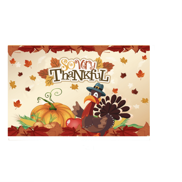 Thanksgiving dekoration Banner, höstskörd bakgrund Colorful H