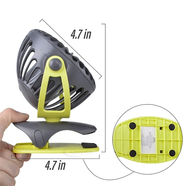 Bärbar kylande Mini USB fläkt 4 hastigheter 360 grader runt om