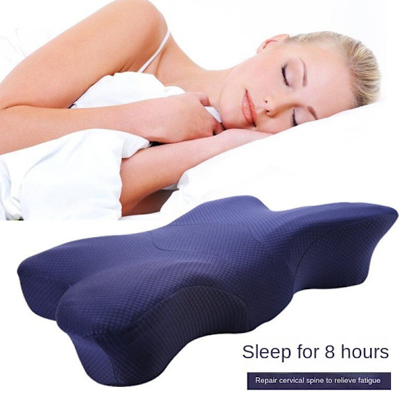 Butterfly Memory Foam Kudde, Multi-directional Red