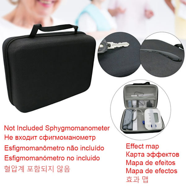 Tonometer Resväskor Förvaringsväska Kuber Förvaringslåda Bagage