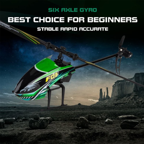 F03 RC Helikopter 4CH Flybarless Height Hold Helikopter Med