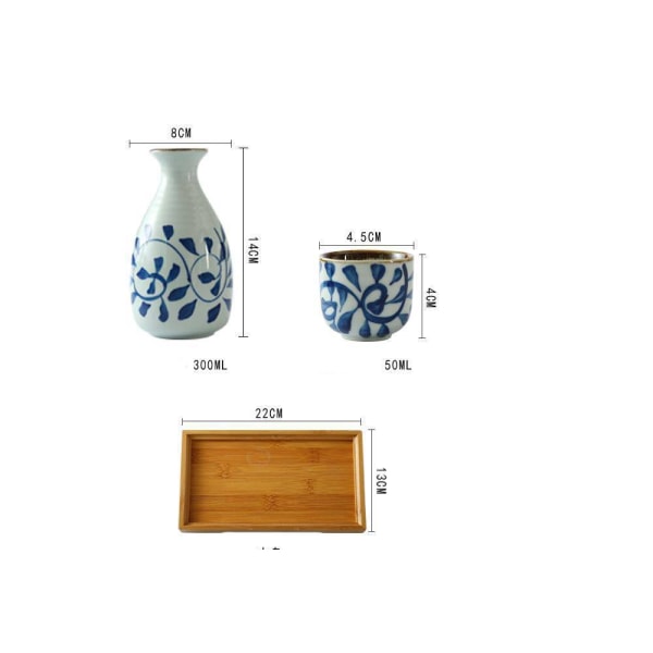 Japansk stil vingods av hög kvalitet keramisk Sake Pot Set