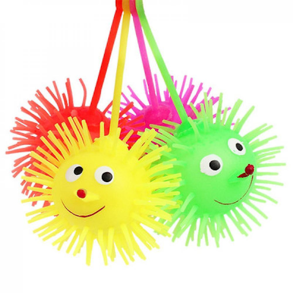 3 st Pufferbollar, slumpmässig färg