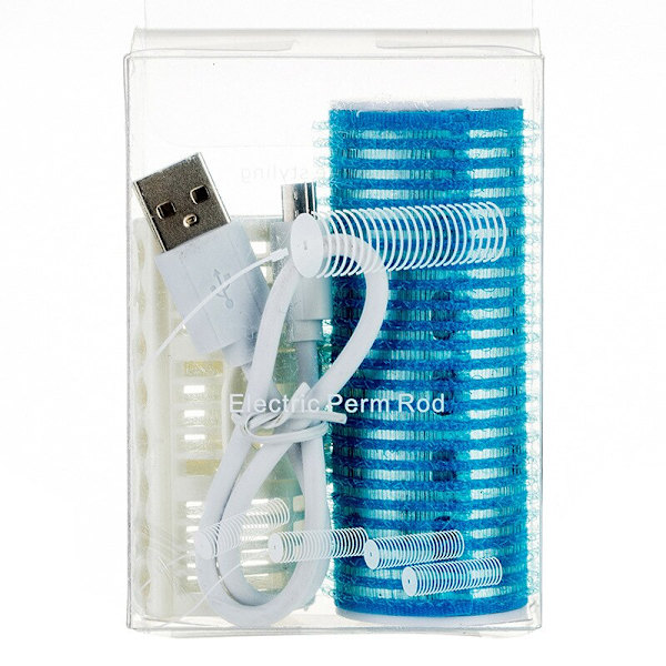 1st Charge Uppvärmd Hårrullar Rollers Portable Electric Clip