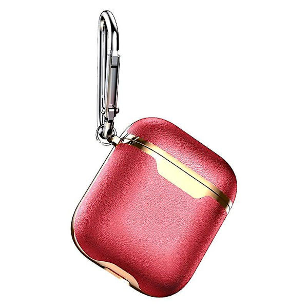 Case för AirPods-Etui - Röd / Guld