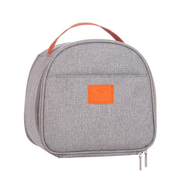 Lunchbox förvaringspåse ispåse, Oxford tygisoleringspåse, Grey cylinder