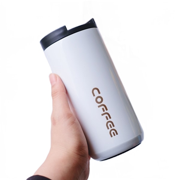 500 ml dubbel rostfritt stål 304 kaffemugg Läcksäker