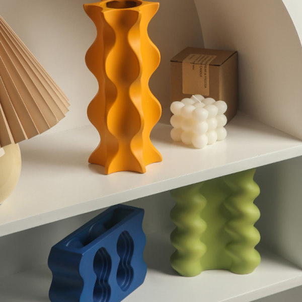 Geometrisk Vas Morandi Keramik, Vardagsrumsblomma C