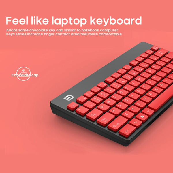 Qwert Wireless Slim Portable Mini Silent Keyboard för surfplatta