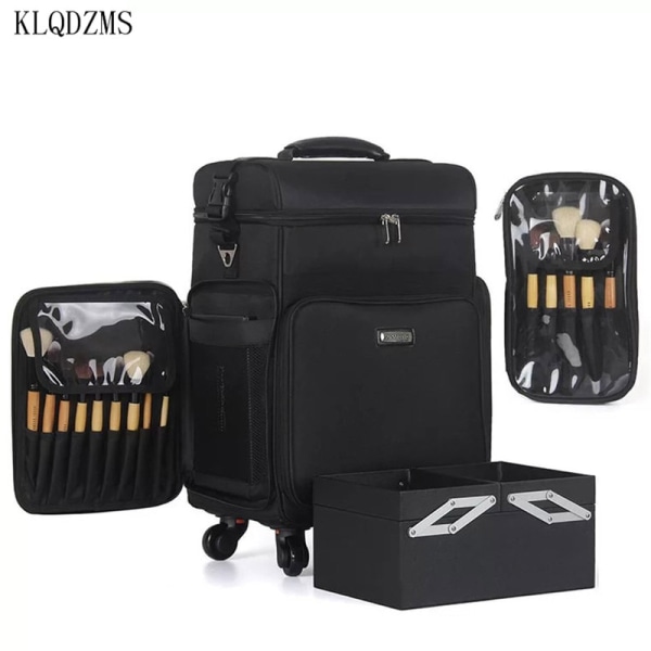 Oxford Multifunctional Makeup Nail Art Box Cosmetics Trolley