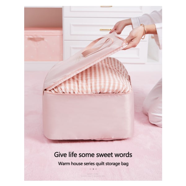 Hushållsbärbar täckeförvaringsväska Duffelbag Tote Bag