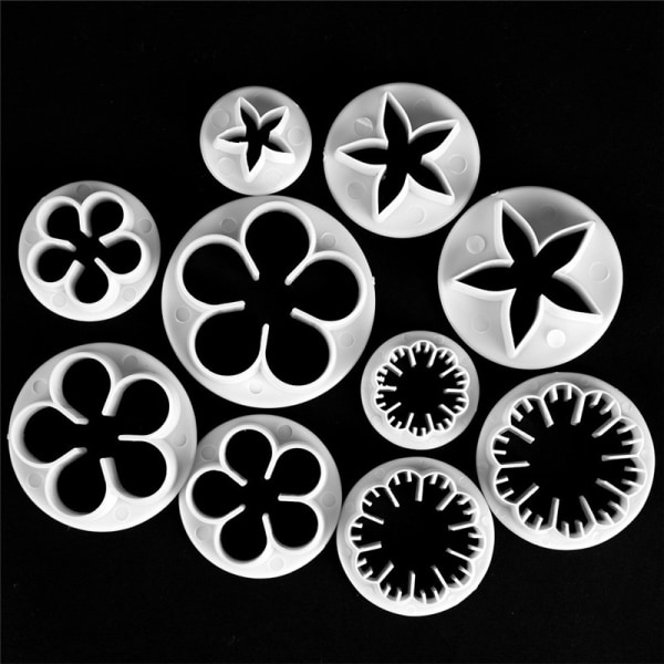 33st/ set Fondant Kolvskärare Full Set Form för bakning