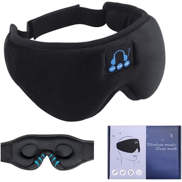 Sömnhörlurar Bluetooth 5.0 Wireless 3D Eye Mask Headset