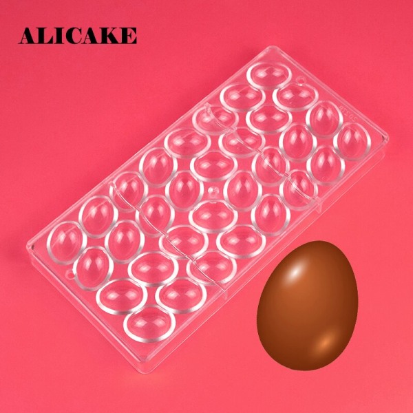 3D Choklad Candy Bar Molds Plast Polykarbonat bricka