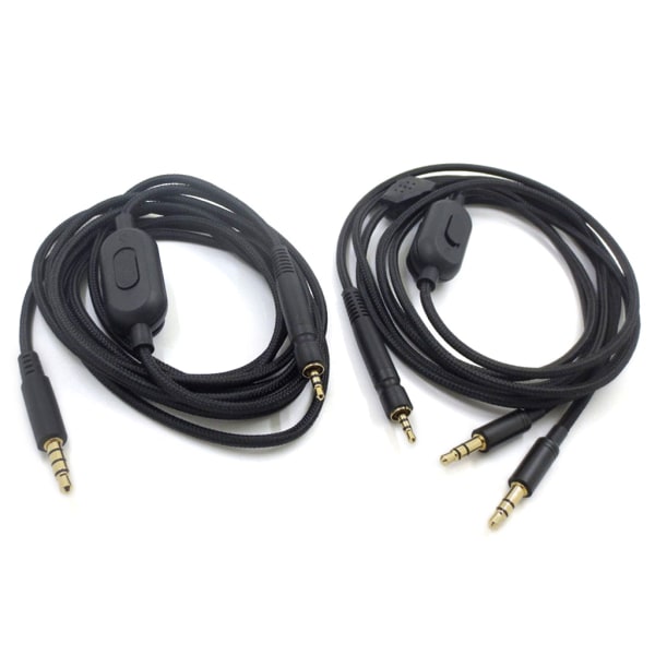 Stereo lydkabel for Sennheiser- G4ME ONE GAME ZERO GSP350 500 600 Double plug version