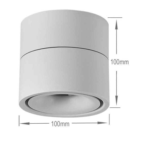 12W LED loftlampe, væglamper, loftspots