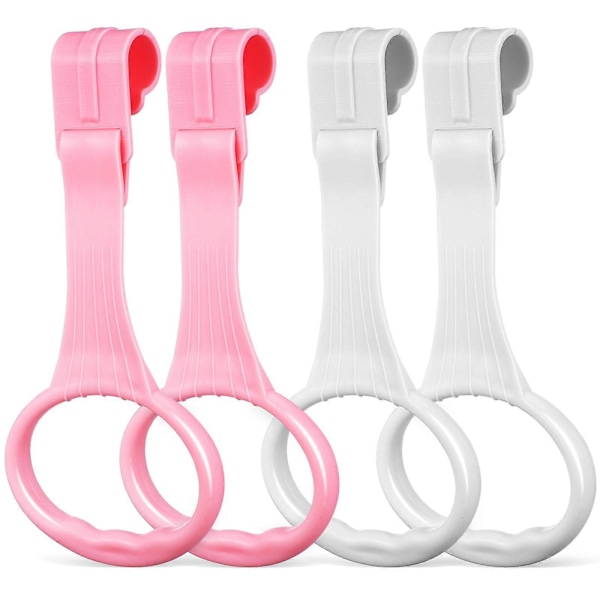 4 st Baby Pull Up Ringar Lära Gå Assistent Ringar Baby Spjälsäng Ringar Stå Upp Gåträningsringar