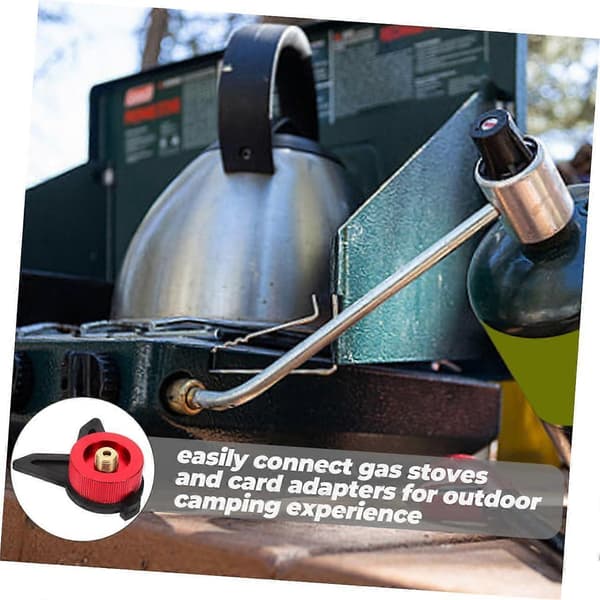 Gassbeholderkonverterhode for campingadapter messing gasspåfyllingsadapter