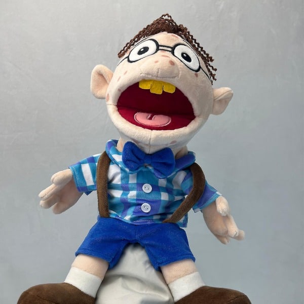 Jeffy Dukke Teater Plysjleketøy, Jeffy Dukke Teater Sml Leketøy, Buskis Morsomt Dukke Teater Leketøy Med Fungerende Munn, For Barn Gutter Jenter Rollespill Kodi Classmate 55CM