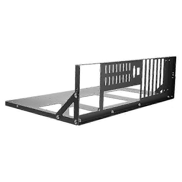 Åbent Chassis Ramme Bredt Kabinet Varmeafledningsdesign Fortykket Bundkortbeslag til ATX/M-ATX