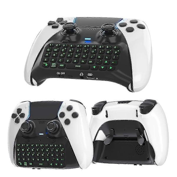 Chatpad Tangentbord För Ps5 Edge Controller Bluetoothkompatibelt Bakgrundsbelyst