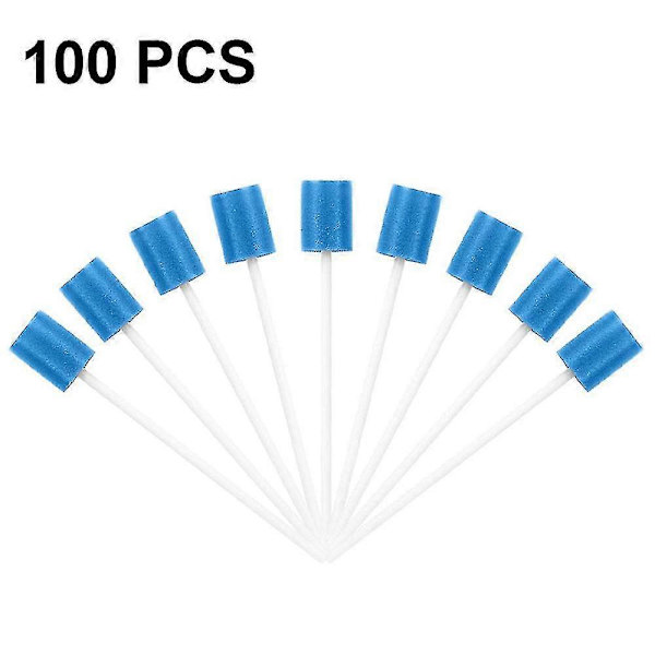 100 kpl Suun Sieni Steriili Suunhoitosieni Suunhoito A Blue