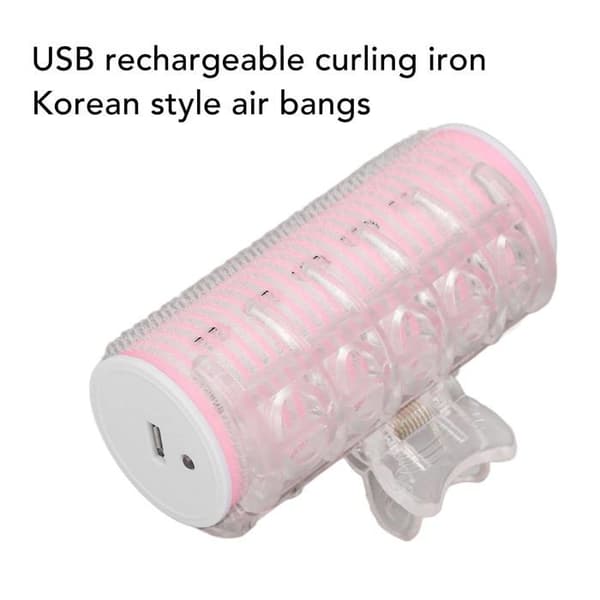 Smarte USB-oppvarmede hårruller - Clip-on - Rot-/panneluggkrølling - Bærbar hårstyling