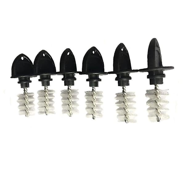 Ölkran Borste 6-Pack Kit Ölkran Plug Borste för Hemmabar Brygg Rengöring Plugg