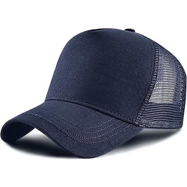 5-paneelinen baseball-lippis, verkkolippis, säädettävä snapback, yksiväriset verkkolippikset, unisex Azul tibetano