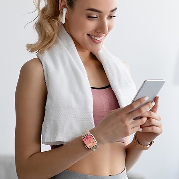 4-pack Solo Loop Vävda Armband Kompatibla med Apple Watch Armband 44mm, 45mm, 46mm, 49mm, för Kvinnor och Män, Elastiskt Armband, Sportarmband Rök Violett 44/45/46/49/mm