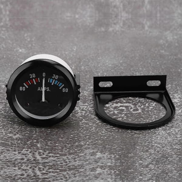 2 tommers 52 mm bil ammeter voltmeter 60-0-60A AMP måler volt meter for modifikasjon