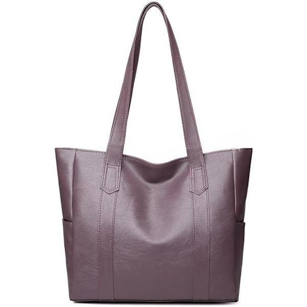 Dametasker, Damehåndtaske, Dame Crossbody Tasker, PU Læder, Dame Skuldertaske 01-morado