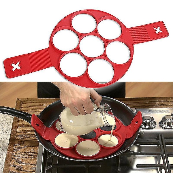 Nonstick Pancake Cooking Tool Egg Ring Maker Ost Egg Cooker Pan Flip