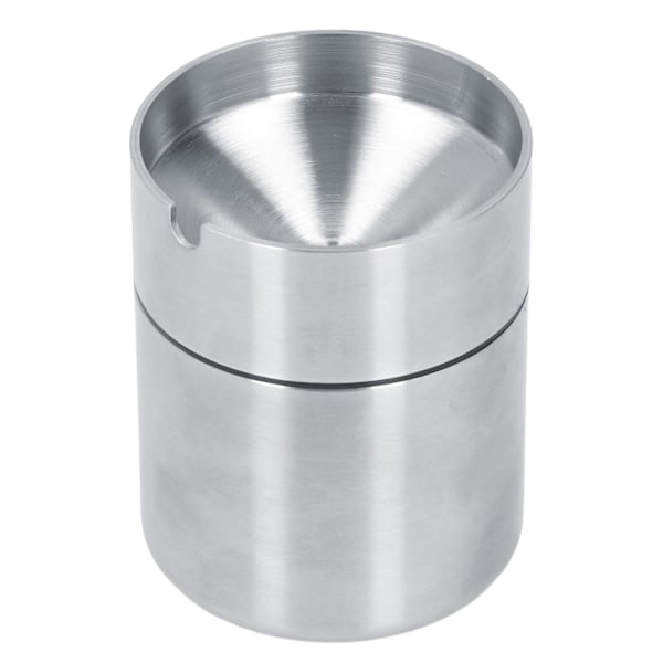 Car trash can Detachable Stainless steel Windproof Portable car trash can with lid for outdoor home