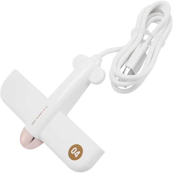 USB 2.0 Hub 4-Port Connector Splitter Adapter U-Disk Socket Flymodel Skrivebordstilbehør Hvid