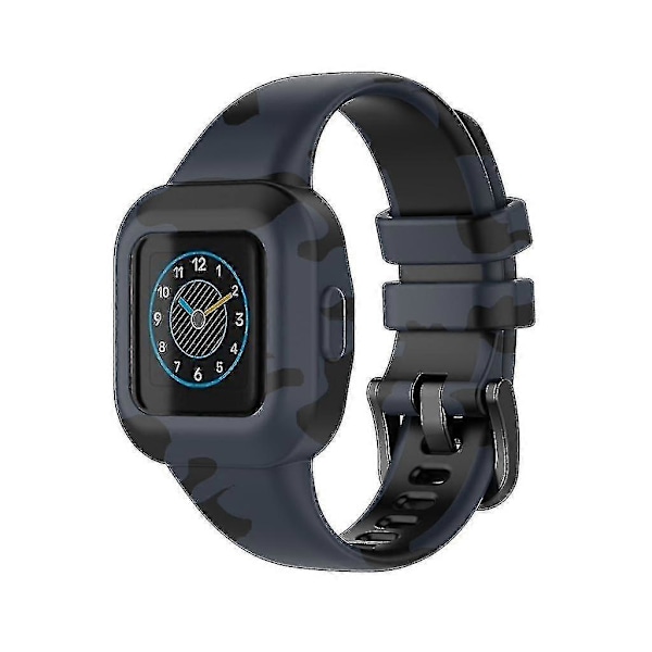 Til Garminfit Jr 3/garmin Vivofit Jr 3 Åndbar Rem Svedtæt Anti-ridse H Camouflage Gray