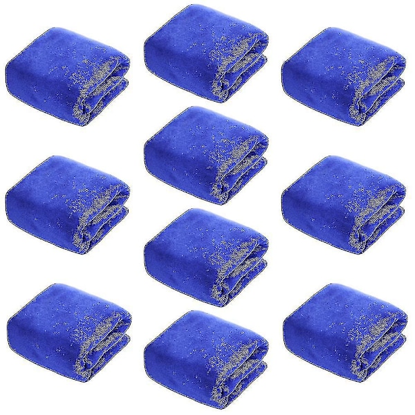 Salonkihiuspyyhkeet 10 kpl - Nopeasti kuivuva pyyhe hiuksille, käsille, kasvoille kotona, salongissa, kylpylässä, parturissa Xixi dark blue