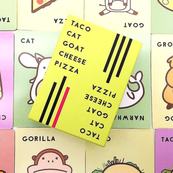 Nytt Taco Cat Get Ost Pizza Kortspel Familjefest Roligt Spel Presentleksaksspel Pusselspel för att förbättra vänskapen