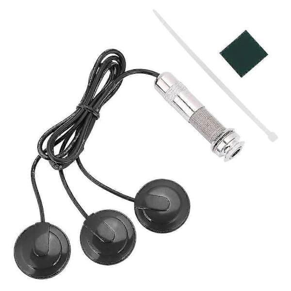 Gitarr Pickup 3x Piezo Pickup Transducer för Akustisk Gitarr Ukulele Mandolin Instrument