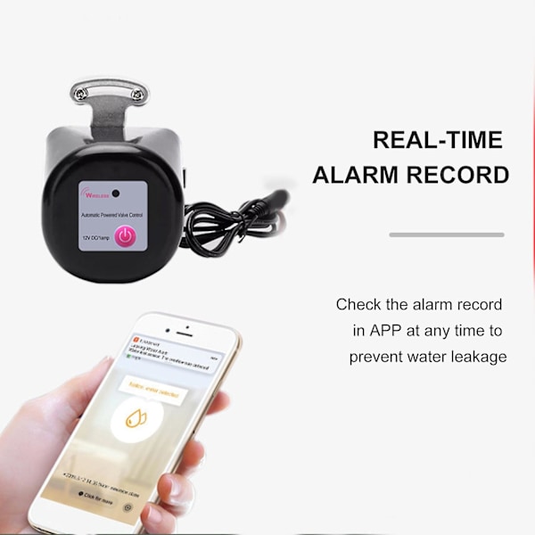 WiFi Smart Vattenventil med Timer Vatten Auto Avstängningsventil Kontroller Hemautomation Vattenavstängning